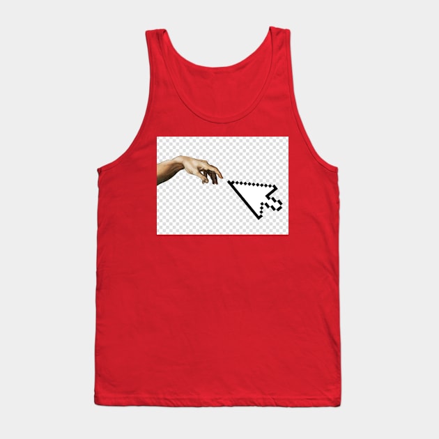 Creation of Adam by Michelangelo Tank Top by polymega